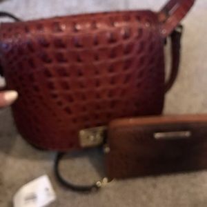 Unique purses to look crocodile style Brahmin